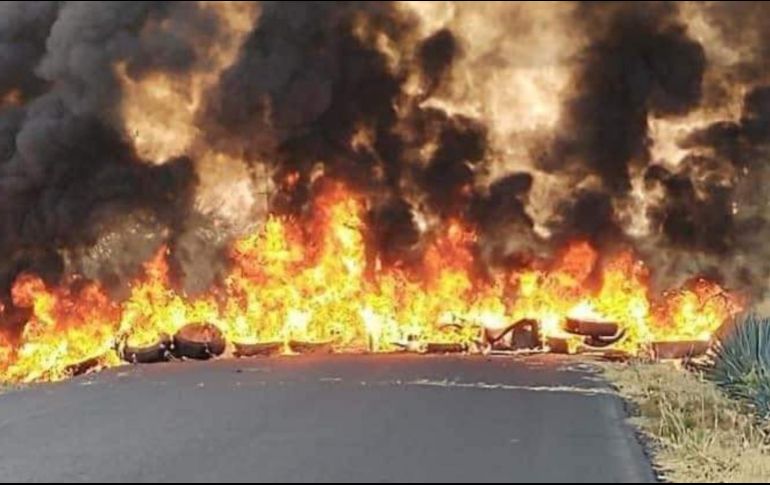 Se trató de un vertedero que bloqueó la carretera que va de Milpillas a Margaritas. ESPECIAL