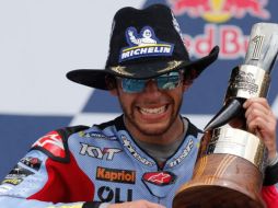 Bastianini recupera el liderato de la general al acumular un total de 61 puntos. EFE/A. Davis