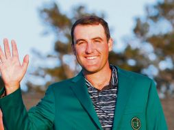 Soñado. Scottie Scheffler vistió por primera vez la chaqueta verde del Masters de Augusta. Especial/ Sofía Casitello
