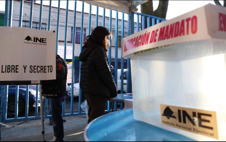 El INE remarcó que el ejercicio de revocación de mandato fue exitoso a pesar de la baja participación. SUN/G. Espinosa
