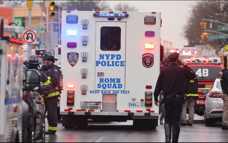 La policía de la ciudad dijo que estaban respondiendo a informes de personas heridas por disparos o una explosión. EFE / J. Lane