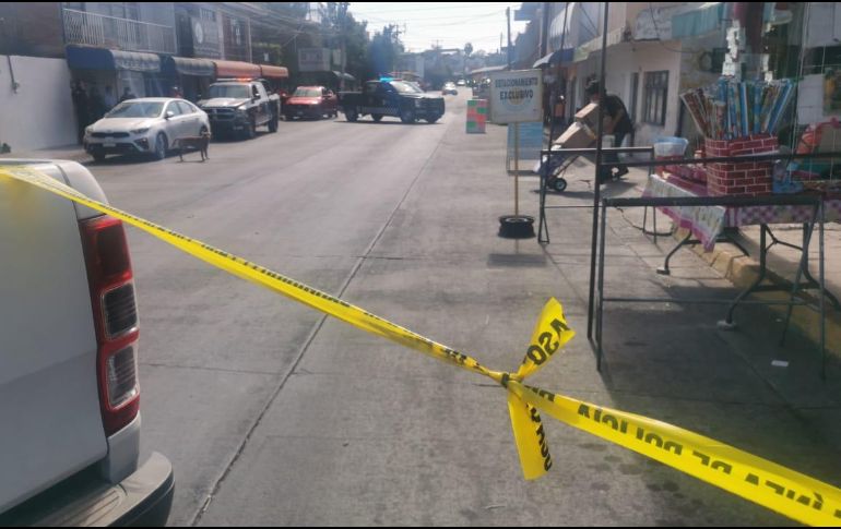 La mujer baleada fue trasladada al puesto de socorros más cercano en estado de salud regular. ESPECIAL