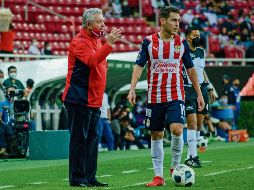 El adiós. Víctor Manuel Vucetich dirigió al Guadalajara por última vez en el Apertura 2021 ante el Pachuca. Imago7