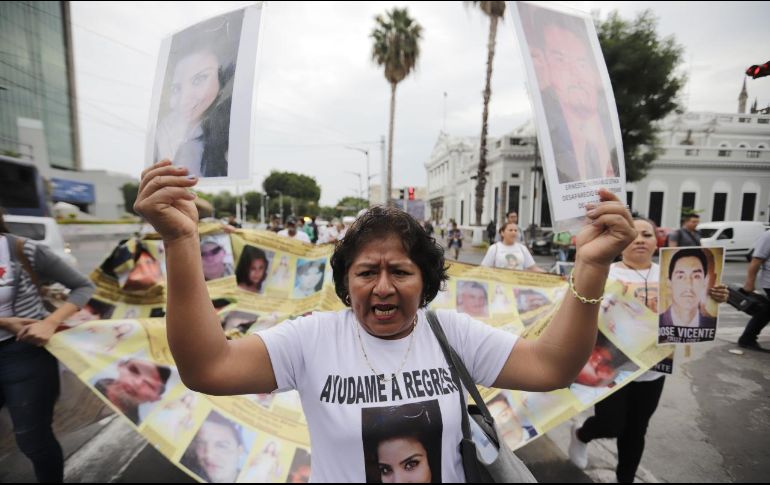 Según el Registro Nacional de Personas Desaparecidas y No Localizadas (RNPDNO), México acumula 98 MIL 945 personas desaparecidas. EL INFORMADOR / ARCHIVO