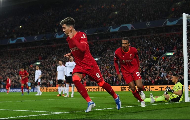 LETAL. Roberto Firmino metió un doblete clave para pasar a Semifinales. AFP/P. ELLIS