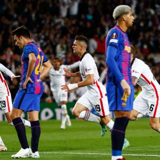 Europa League: ¡Fracaso! Barcelona pierde y es eliminado de la competencia por el Frankfurt