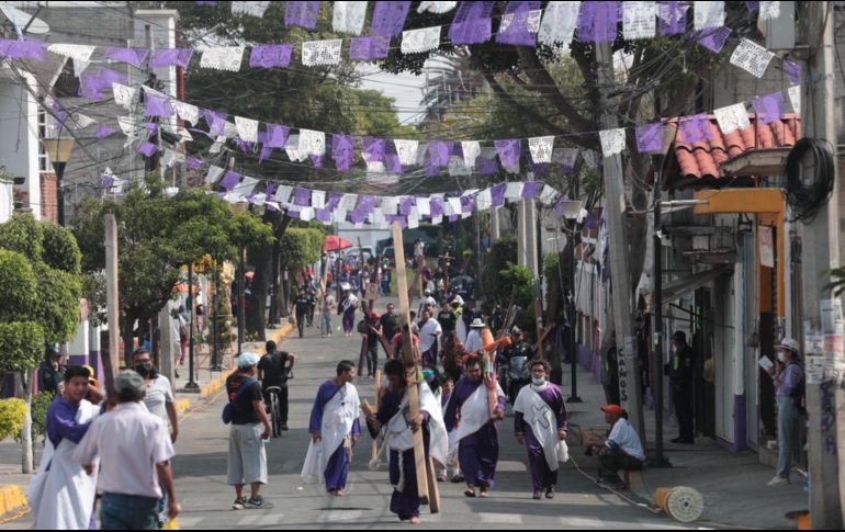 Así ocurren las primeras horas en esta edición 179 de la representación de la Pasión de Cristo. SUN / J. Boites