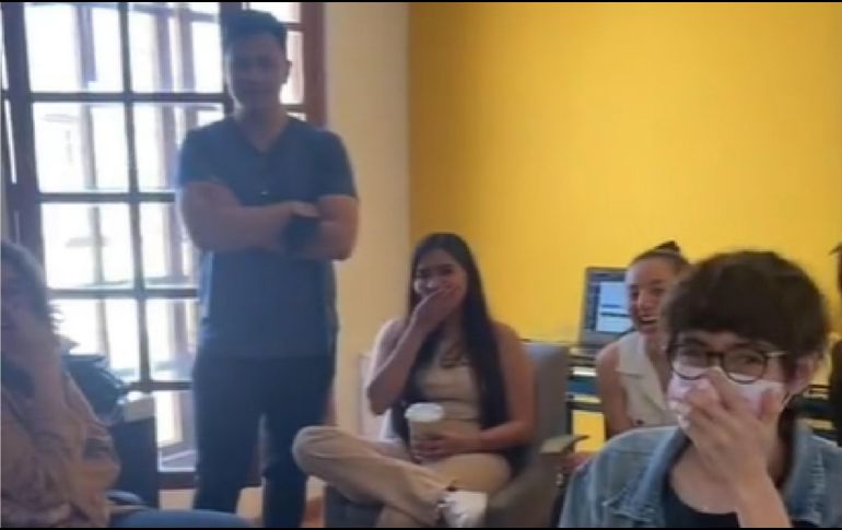 La dinámica consistía en que el grupo tenía que decir la oración del “Credo” de la religión católica, sin tener alguna equivocación. ESPECIAL