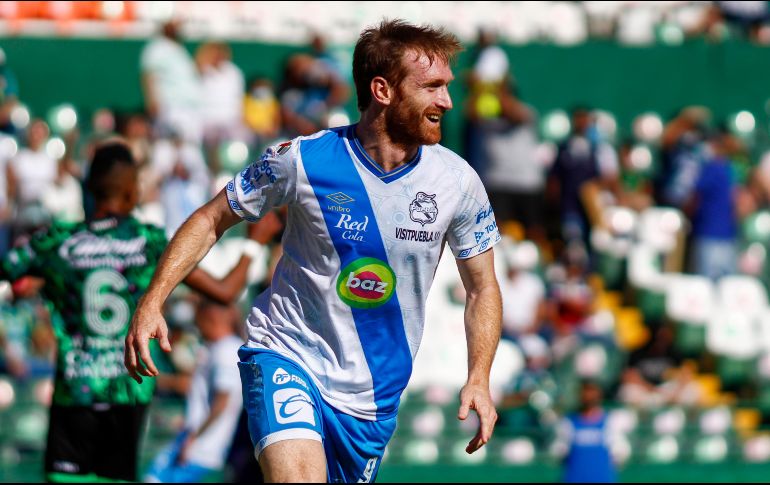 Fernando Aristeguieta marcó el único tanto al minuto 42, que le dio el triunfo al Puebla. IMAGO7