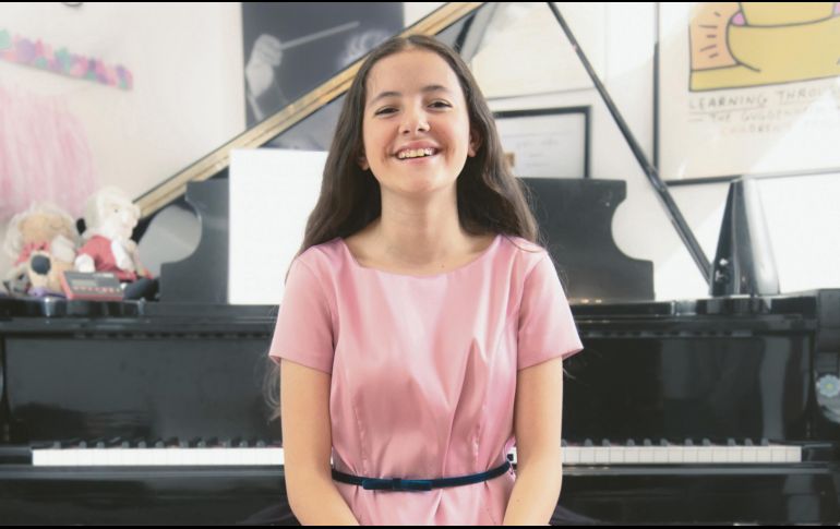María Hanneman. La joven pianista es uno de los talentos que con mayor fuerza ha representado a México en el extranjero. Cortesía