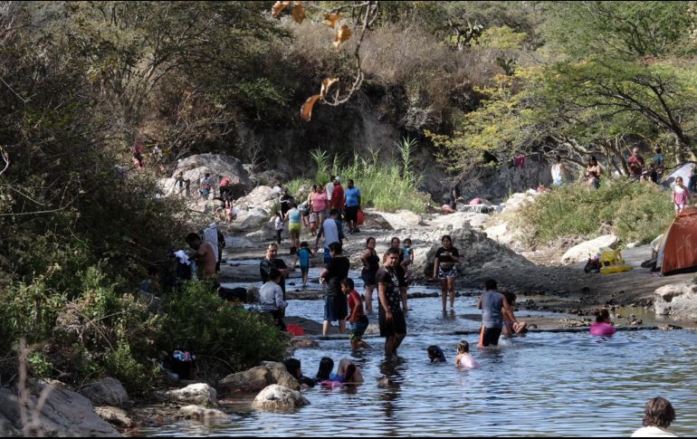 Se les solicitó a los visitantes atender las indicaciones de los guardabosques y elementos de seguridad que realizaron recorridos de vigilancia. TWITTER / @BosquePrimavera
