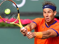 Nadal había anunciado el 22 de marzo que sería baja entre cuatro y seis semanas debido a una “fisura en una costilla”. AFP/F. Brown