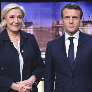 Le Pen y Macron, a unos días de las presidenciales