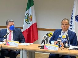 El convenio fue firmado por el presidente de la Coparmex, el ingeniero Carlos Villaseñor Franco (izq), y el doctor Guillermo Raúl Zepeda Lecuona (der), director general del IJA. TWITTER / @IJA_Jalisco
