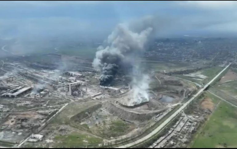 Los ataques de Rusia se han recrudecido en la zona de Donbás. EFE/Ayuntamiento de Mariupol