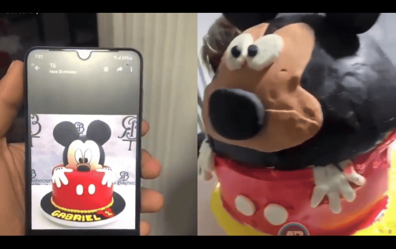 La abismal diferencia entre lo esperado y lo entregado de inmediato generó reacciones entre usuarios. TIKTOK: @elrealfary