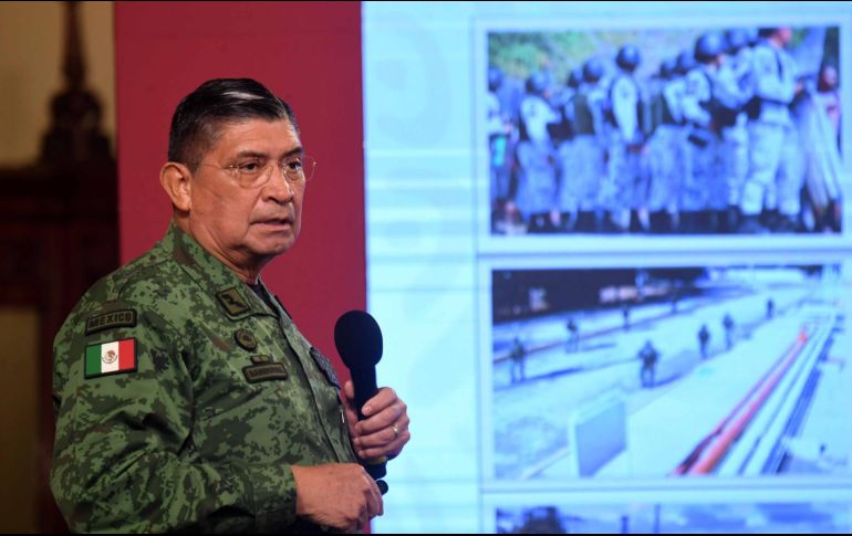 Luis Cresencio Sandoval destacó la detención de 13 presuntos delincuentes relacionados con los grupos criminales de La Familia Michoacana, el Cártel Nueva Generación y de Los Rojos. SUN/ARCHIVO