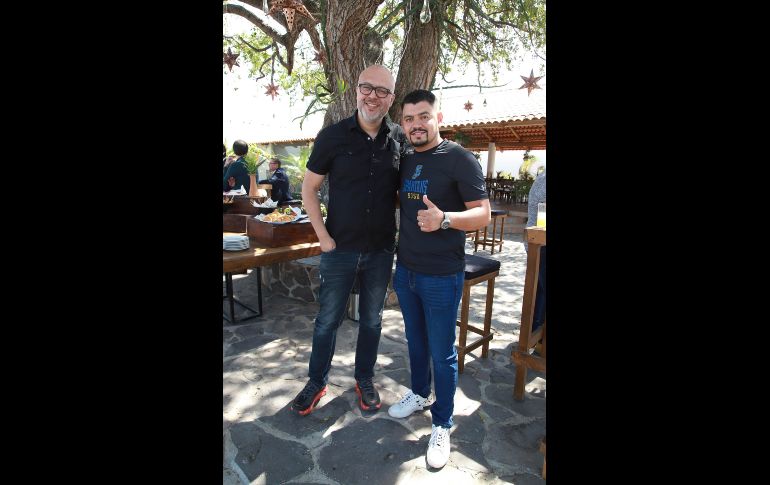 Javo Barrera y Óscar Cuevas. GENTE BIEN JALISCO/ Tony Martínez
