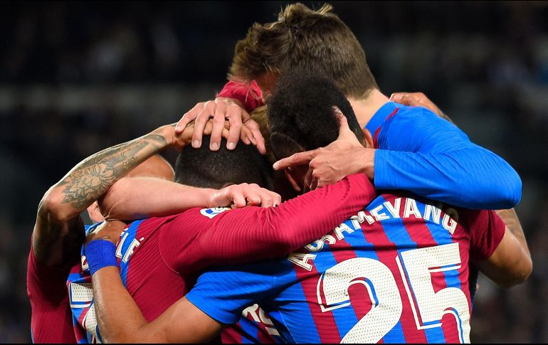 Los catalanes se mete de lleno a puestos de Champions League, el jugador culé Aubameyang apareció en el área para darle al equipo dirigido por Xavi Hernández una sufrida victoria. ESPECIAL