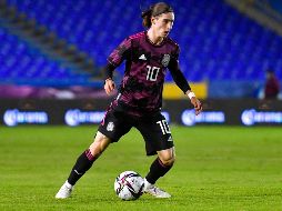 Marcelo Flores regresó a Inglaterra tras su convocatoria con la selección mayor en el Tricolor y en su primer partido de vuelta con la Sub 23 de los Gunners, anotó en el empate de su equipo. IMAGO7