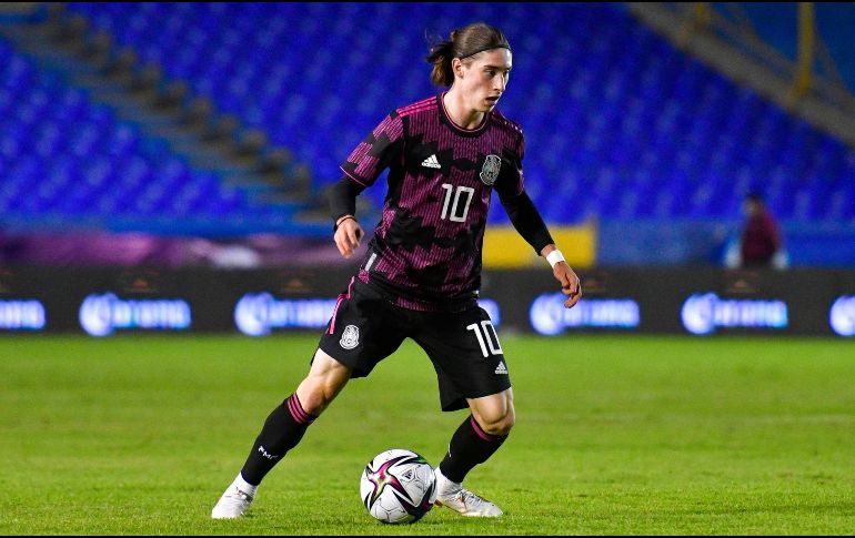 Marcelo Flores. El mediocampista mexicano que milita en las categorías inferiores del Arsenal podría ganarse un sitio para la próxima Copa del Mundo. IMAGO7/S. Laureano