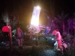 En el autobús viajaban alrededor de 30 personas entre adultos y niños. ESPECIAL