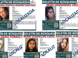 En los 13 días que se buscó a Debanhi, cinco mujeres más fueron halladas con vida. ESPECIAL