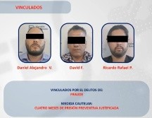 A los tres detenidos les dieron cuatro meses de prisión preventiva. ESPECIAL