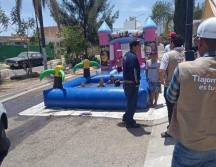 Por desperdiciar agua para llenar una alberca inflable, en algunos municipios te sancionan con miles de pesos. ESPECIAL