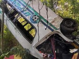 El accidente en Chiapas ocurrió cuando se dirigían a visitar una cascada en el municipio de Salto de Agua. ESPECIAL