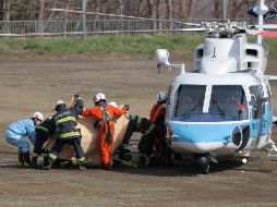 El rescate del domingo sucede luego de cerca de 19 horas de una búsqueda intensa. EFE/JIJI PRESS