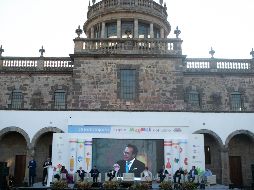 Este sábado se hizo la declaratoria oficial de Guadalajara como la Capital Mundial del Libro 2022 con el Instituto Cultural Cabañas como escenario. EL INFORMADOR / G. GALLO