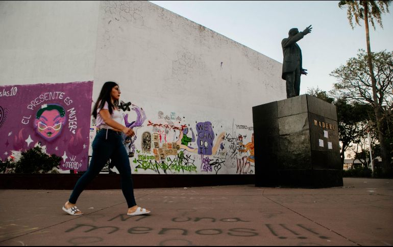 El parque Revolución es punto de reunión para muchas manifestaciones. EL INFORMADOR/G. Gallo