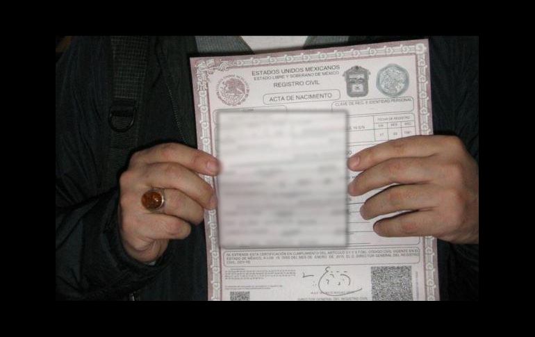 El acta de nacimiento es un derecho para todos los mexicanos. EFE / ARCHIVO