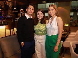 Fernando Moreno, Ana Lozano y María José Lozano. GENTE BIEN JALISCO/TONY MARTÍNEZ