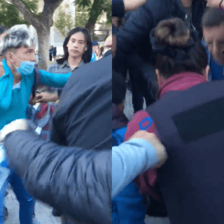 Viral: Intentan linchar a menor por robar bicicleta en manifestación (VIDEO)