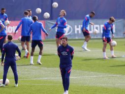 Diego Pablo Simeone empieza a tener un equipo más completo para el cierre de LaLiga. EFE/J. Hidalgo