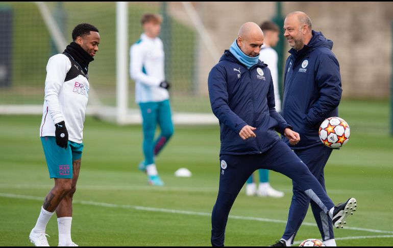 El título de Champions se le ha negado a Pep Guardiola con el Manchester City, y en esta ocasión hay un obstáculo complicado en la figura del Real Madrid. EFE/P. Powell