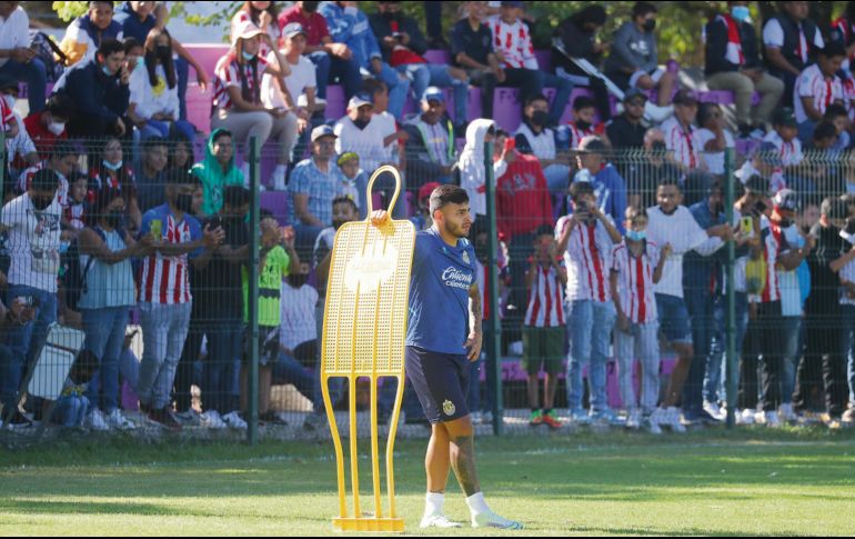 Alexis Vega viene de uno de sus mejores partidos del torneo el pasado sábado ante los Pumas y se espera que sea quien comande un nuevo triunfo rojiblanco. ESPECIAL/Chivas