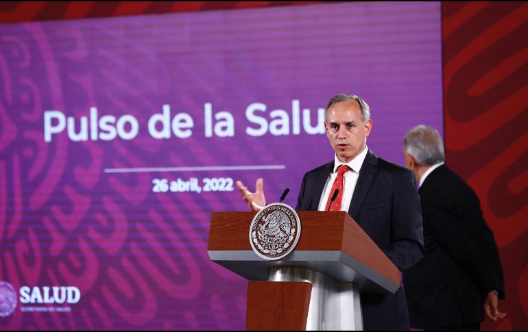 López-Gatell dio un recuento final sobre la pandemia del COVID, donde destacó que en las últimas cinco semanas se ha tenido una reducción de casos y defunciones. SUN / D. Simón Sánchez