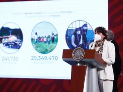 La secretaria de la SEP agrega que, además de aumentar el número de beneficiados, también se incrementará el monto que recibe cada institución. SUN / D. Sánchez