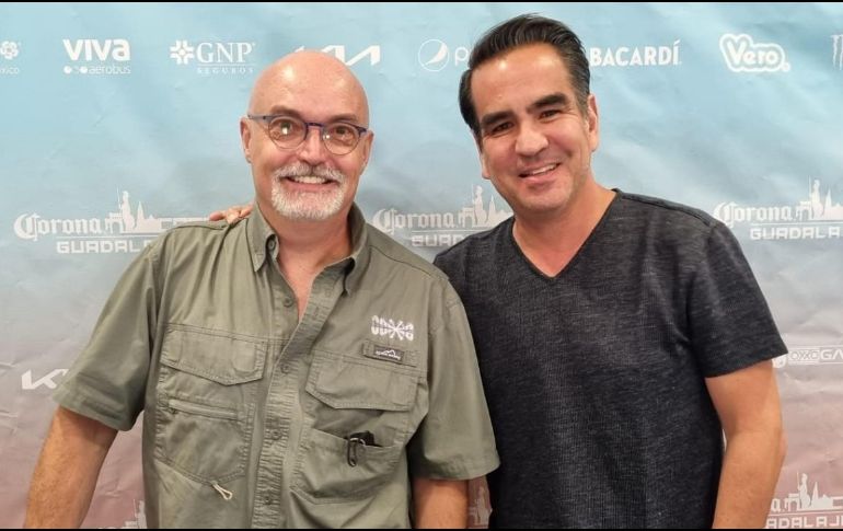 -En la foto Juan Carlos Ortiz, subdirector de operaciones de Ocesa, y Carlos de la Torre, director de Ocesa Jalisco. EL INFORMADOR / A. Camacho