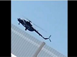 Al parecer, la aeronave presentó una falla momentos antes de desplomarse. ESPECIAL/CAPTURA DE VIDEO