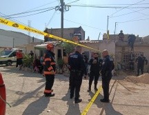 Miguel Macías, supervisor operativo de la Unidad Municipal de Protección Civil y Bomberos de Zapopan señaló que tuvieron complicaciones para ingresar al lugar porque era una finca aún en construcción. CORTESÍA / Bomberos de Zapopan