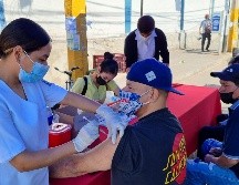 Decenas de personas aprovecharon la oportunidad y se vacunaron contra el coronavirus en el Mercado de Abastos. EL INFORMADOR/A. Camacho