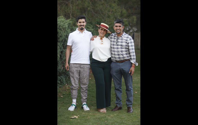 Jorge Magaña, María José Zaldo López y Jorge Luis Magaña Morfín. GENTE BIEN JALISO/Claudio Jimeno