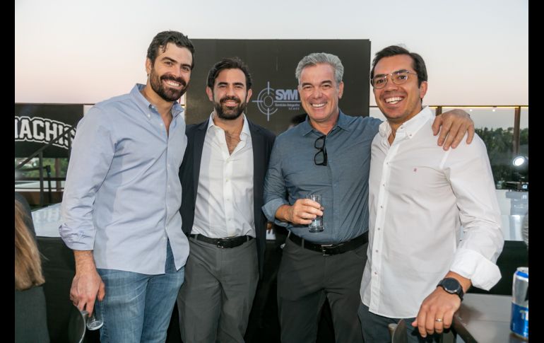 José Valenzuela, Rodrigo Valenzuela, Diego Valenzuela y Santiago Tejeda. GENTE BIEN JALISCO/Jorge Soltero