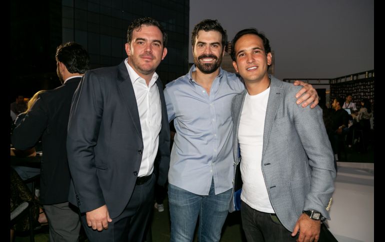 Carlos Valenzuela, José Valenzuela y Polo Salles. GENTE BIEN JALISCO/Jorge Soltero