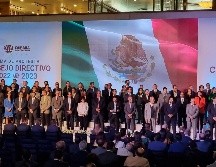 Raúl Uranga Lamadrid rindió protesta para un segundo periodo al frente de la Cámara Nacional de Comercio de Guadalajara. EL INFORMADOR / R. Rivas