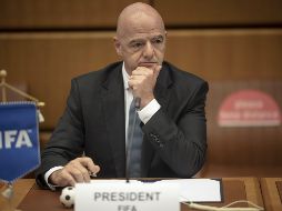 El presidente de FIFA, Gianni Infantino, visitará a López Obrador y México como parte del proceso del Mundial 2026, que se celebrará en México, Estados Unidos y Canadá. ARCHIVO /  EFE